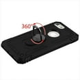 thumbnail image 3 of Apple iPhone 8, iPhone 7, iPhone 6 /6s Phone Case Hybrid Durable 360 Degree Rotatable Ring Stand Holder Kickstand Fit Magnetic Car Mount Protective Case BLACK Cover for Apple iPhone 8 /7 / 6 /6S, 3 of 6