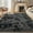 Tie-dye Dark Gray, variant on Large Shag Area Rugs 6x9, Tie-Dyed Fluffy Plush Rugs for Living Room, Soft Fuzzy Furry Rugs for Bedroom, Indoor Shggy Carpet for Nursery Kids Room Dorm Home Decor, Non-Slip, Dark Grey