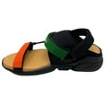thumbnail image 6 of Carrots By Anwar Carrots Men's X Orphic CG HQ Premium Sandal Shoes (Men 8/Women 9, Black/Green/Orange), 6 of 9