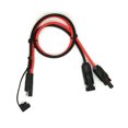 thumbnail image 2 of ZUARFY SAE Adapter to Solar Panel Connector 10AWG 60cm/30cm Cable Conector Charger Kit for RV Solar Panel Battery, 2 of 10