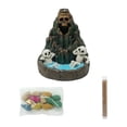 thumbnail image 2 of AKEGAMN Clearance! Skeleton Backflow Incense Burner Halloween Back Flow Incense Burner Skeleton With Design Resin Aromatherapy Incense Stick Holder For Home Decor Skeleton Backflow Incense Burner Ha, 2 of 6