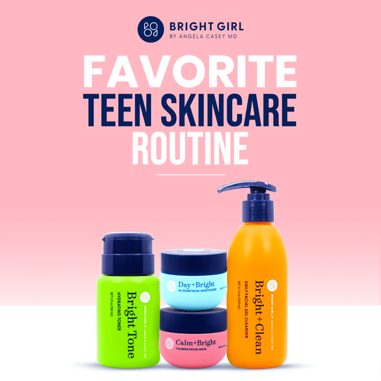 Bright Girl Bright + Clean Gel Face Wash for Teen Skin, 6.7 oz
