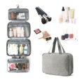thumbnail image 2 of Space Efficient Makeup Bag for Women Travel Toiletry Organiser with Clear Sections Water Resistant Holder, 2 of 9