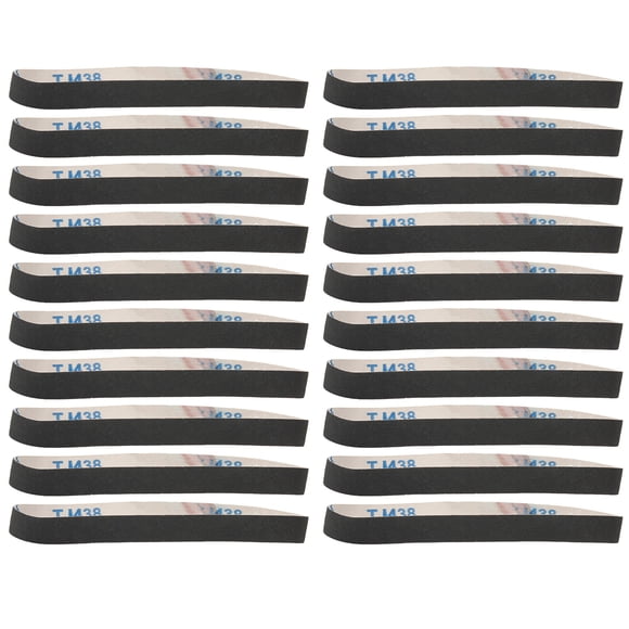 Rollos de papel de lija abrasivo, 20 piezas Cinta de lijado Papel abrasivo abrasivo Bandas abrasivas Rendimiento inigualable NikouMX herramienta