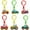 Assorted Color, variant on LYTMENT 6pcs Cute Farm Tractor Keychains PVC Key Ring for Backpack Decoration Charms Cute Cartoon Keychain Present for Boys and Girls