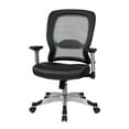 thumbnail image 3 of Scranton & Co Contemporary Fabric Adjustable Air Grid Back Office Chair in Gray, 3 of 12