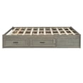 thumbnail image 6 of Aukfa Queen Size Storage Platform Bed with 6 Drawers, Farmhouse Captain Bed Frame, Antique Gray, 6 of 8