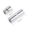 thumbnail image 2 of Uxcell 1/2" Drive 22mm Deep and Shallow 6-Point Socket Set, Metric, CR-V, 2 of 5
