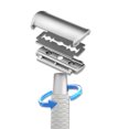 thumbnail image 4 of Er na Whityle Metal Safety Razor Classic Wet Shaver Large Handle Beard Shaped Razor TX03A With 10 Blades Free Shipping, 4 of 7