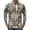 Brown, variant on Oak Leaf Camo Quarter Zip Pullover for Men, Long Sleeve Moisture Wicking Hunting Fishing Jersey - Lightweight Quick Dry Outdoor Athletic Base Layer Top Coffee M