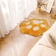 thumbnail image 5 of Alfombra Peluda De Pelo Largo, Alfombra De Felpa Con Estampado De Huellas De Patas, Tapete Antideslizante, Decoración Suave Para Sala De Estar, Dormitorio O Residencia Estudiantil, Fácil De Limpiar, 5 of 9