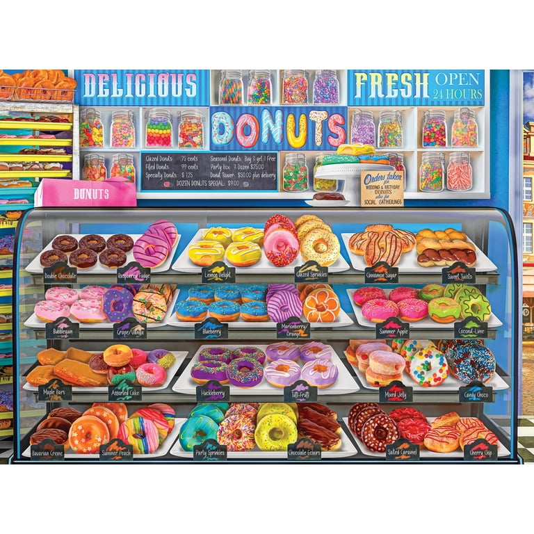 Cra-Z-Art Kodak 1000-Piece Delicious Donuts Daily Adult Jigsaw