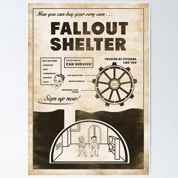 A NEW Shelter Propaganda Poster Poster
