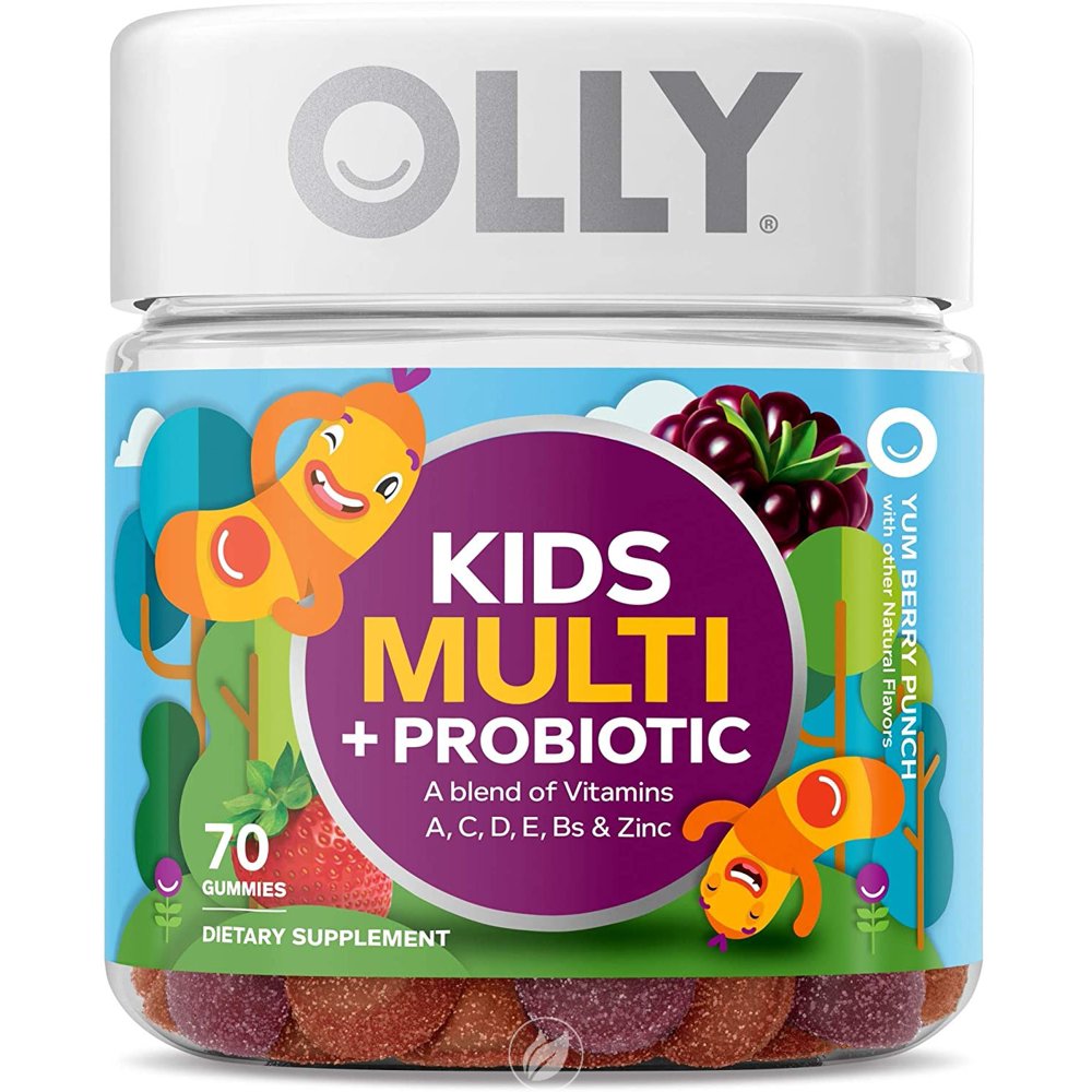 OLLY Kids Multi + Probiotic Gummy Multivitamin, 35 Day Supply (70 Count