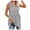 Gray, variant on YYDGH Womens Summer V Neck Sleeveless Babydoll Tops Dressy Casual Tank Tops Shirts Red S