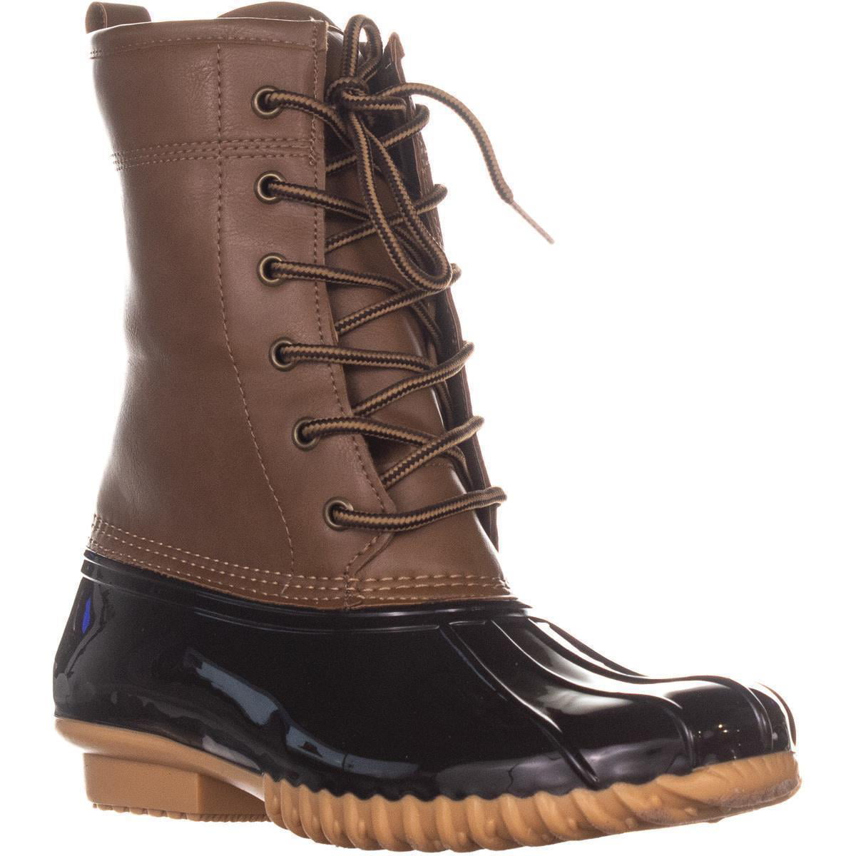 Duck Rain Boots, Tan/Brown 
