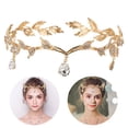 thumbnail image 2 of Wedding Headpiece Forehead Rhinestone Headband Chain Bridal Hair Accessory, 2 of 9