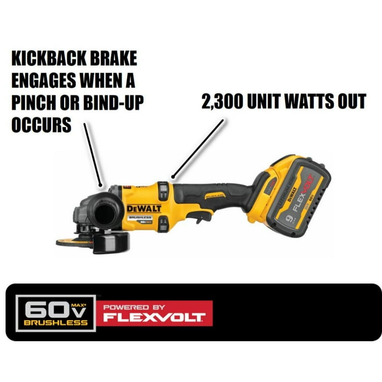 Dewalt cordless on sale grinder 60v