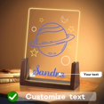 thumbnail image 3 of Lámpara de noche personalizada xinyu forma de planeta acrílica para niños, 3 of 6