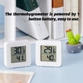 thumbnail image 4 of Wosthever Mini Termohigrómetro electrónico digital Termómetro interior Medidor de humedad de alta precisión para refrigerador doméstico Termómetros, 4 of 6