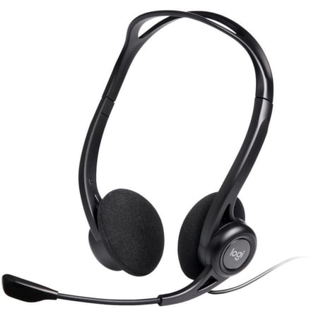 UPC: 0097855151919 | Logitech 960 USB Computer Headset  Black