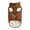 Brown, variant on Petitebelle Fleece Lined Puppy Dog Coat (Pink, X-Small)