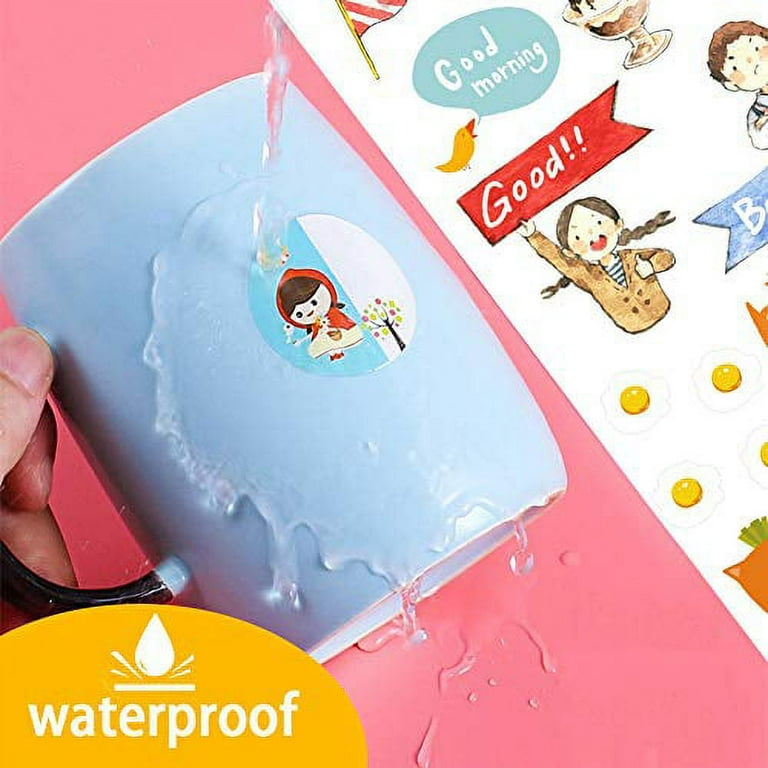  20 Glossy Sticker Paper Cricut for Inkjet Printer- Waterproof  Paper Printable Vinyl White Decal Sheets A4 - Holds Ink Beautifully & Dries  Quickly : Everything Else