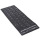 thumbnail image 1 of Pegatina de teclado árabe resistente al agua con fondo negro para ordenador portátil de escritorio, 1 of 12