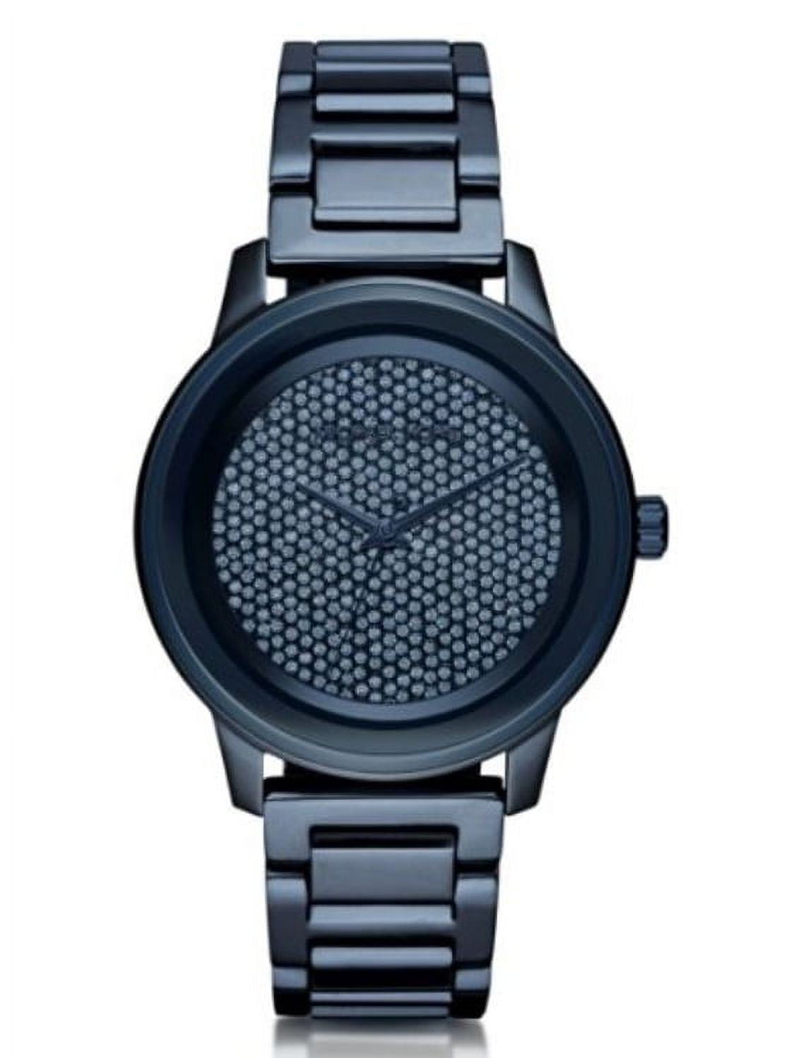 NEW Michael Kors (MK3419) Slim Runway Stainless Steel Watch Womens Blue NWT Michael Kors Runway MK3419 Quartz Men main image 4