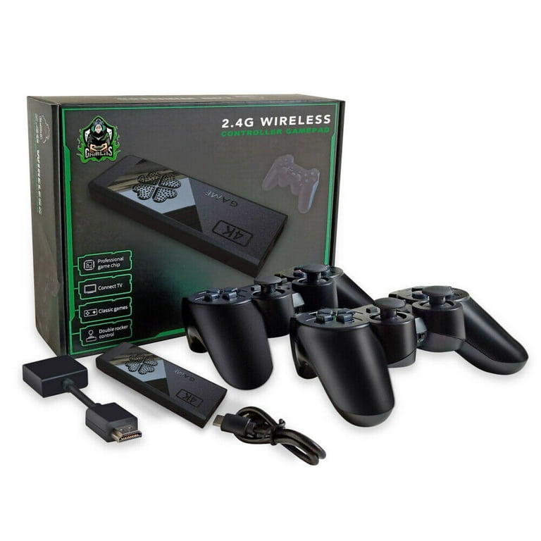 XUXL Consoles de Videogame, 4K 2,4G Wireless 10.000 jogos 32/64GB