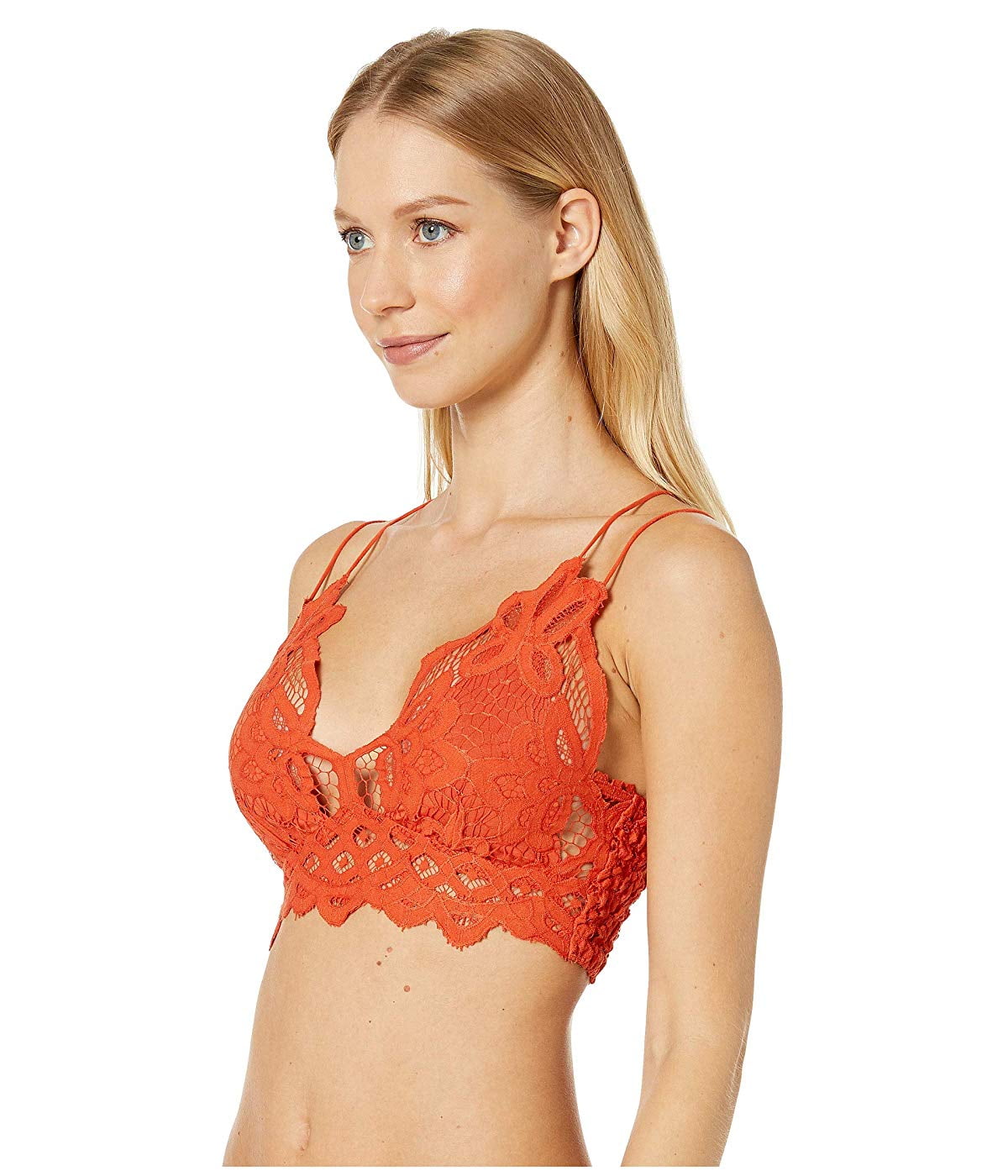 orange bralette