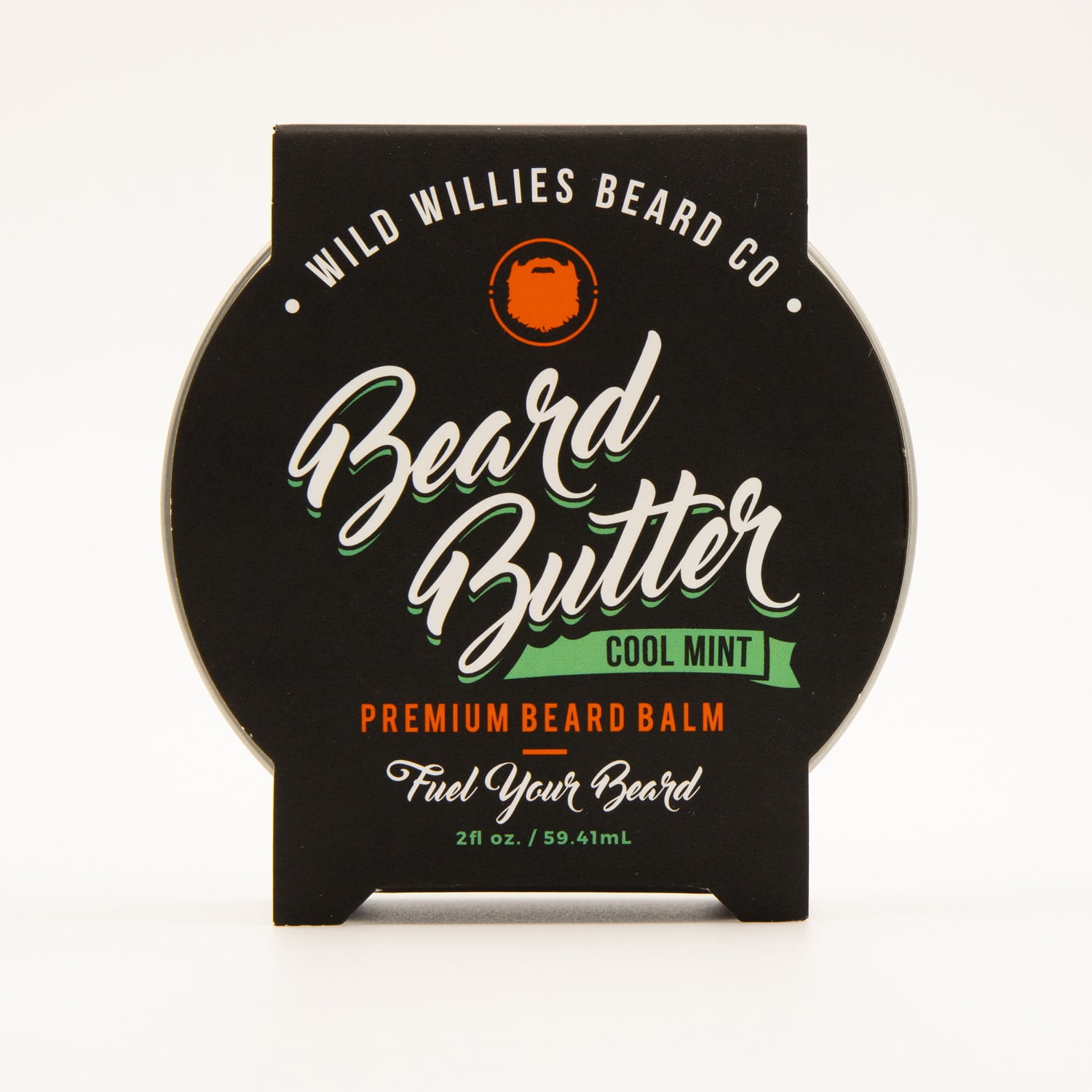 Wild Willies Beard Butter in Cool Mint Premium Beard Balm and Conditioner 2 Oz