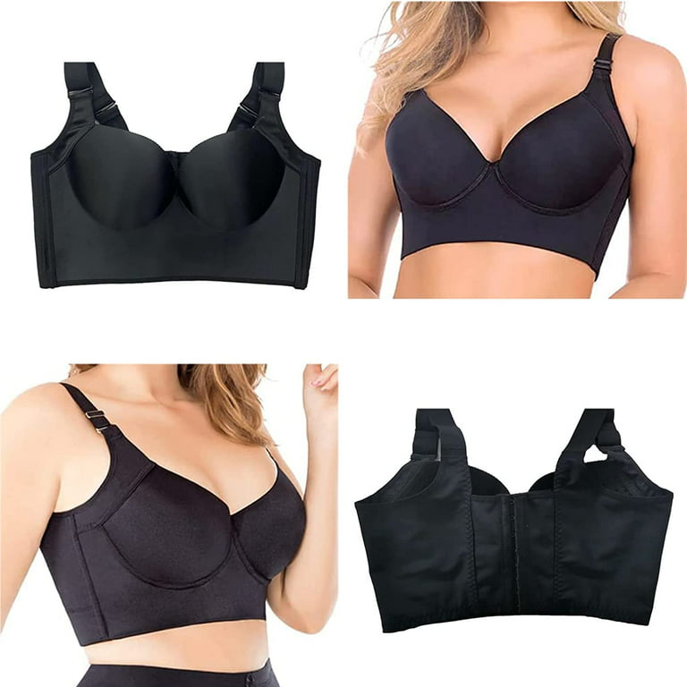  Filifit Sculpting Uplift Bra,Fashion Deep Cup Bra,Deep Cup Bra  Hides Back Fat Full Back Coverage for Back Fat  (A,Black,32,Womens,Yes,US,Numeric,32,Female,Adult,Regular,Regular) :  Clothing, Shoes & Jewelry