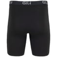 thumbnail image 5 of Gildan Calzoncillos tipo bóxer elásticos de algodón para hombre, paquete múltiple, color negro hollín (paquete de 4) XL, 5 of 5