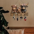 thumbnail image 4 of Multipurpose Wooden Hook Cow Key Rack for Home Decoration Entry, 4 of 11