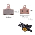 thumbnail image 3 of LEFU for Bicycle Disc Brake Pads for E-Bikes, 2 Pairs Full Metal Ceramic Brake Pads, Caliper Replacement Parts, All-Weather Performance, Easy Installation, Ceramics Black, 3 of 9