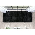 thumbnail image 2 of Well Woven Chie Charcoal Grey Kuki Collection Ultra Shag Runner Rug 2x7 (2'3" x 7'3"), 2 of 8