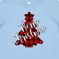 thumbnail image 4 of Inktastic Red Buffalo Plaid Christmas Tree Boys or Girls Baby T-Shirt, 4 of 5