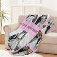 thumbnail image 5 of Custom Blankets with Photos Personalized Blanket Flannel Throw Blanket House Warming Gifts New Home Memorial Picture Gifts for Family Friends, 5 of 6