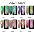 Gel Nail Polish Set,Color Temperature Changing Diamond Nail Polish With Gradient Color Gift For