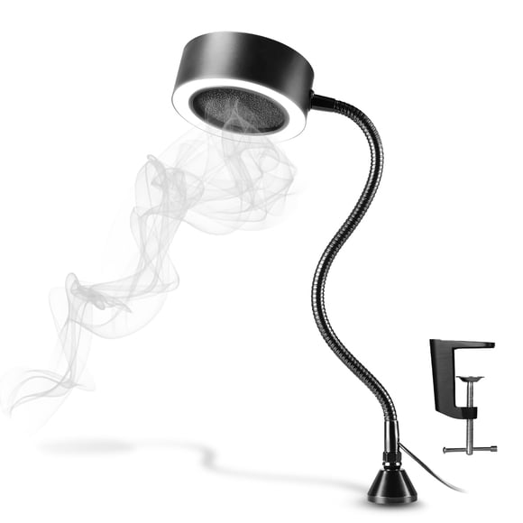 Ventilador extractor de humos SainSmart portátil con luces LED y abrazadera