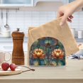 thumbnail image 2 of Yayeee Napkin Holder for Table Set of 2 Kitchen Paper Tissue Organization, Abstract Water Lilies Pattern, 2 of 8