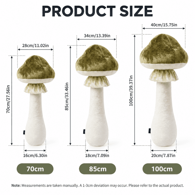 Mushroom Decorations Plush Mushroom Pillow Whimsical Boho Room Decor ...