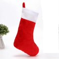 thumbnail image 2 of 10PCS Red Felt Christmas Stockings Christmas Stockings Holder Socks Home Fireplace Gift Storage Bag, 2 of 5