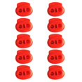 thumbnail image 4 of Langgg 10 Pcs Verrous de Cordon en Plastique pour Haricots 2 Cylindres Arrêt Ressort Trou Toggle, 4 of 8