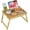 Bamboo.., variant on Bed Tray Table with Folding Legs, Bamboo Breakfast Food Tray with Media Slot, Use As Platter, Laptop Desk, Snack, TV Tray Kitchen Serving Tray (Bamboo Extra-Large Size)