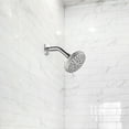 thumbnail image 6 of Design House Mills Modern Satin Nickel 7" 6-Function 1.8 GPM Shower Head with Eco-Drip Shower Setting, 6 of 13