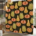 thumbnail image 2 of Tchckioa Autumn Shower Curtain,72x84 Inch Waterproof Hooks Bath Curtain for Bathroom,Black, 2 of 6