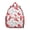 Red-11, variant on Classic Traditional Student Backpack – Vintage Floral Design for Antique Lovers, Water-Repellent Oxford Daypack