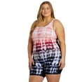 thumbnail image 6 of Sporti Plus Size Unitard Swimsuit, High Cut, Removable Cup, Athletic (Women's Plus), 6 of 10
